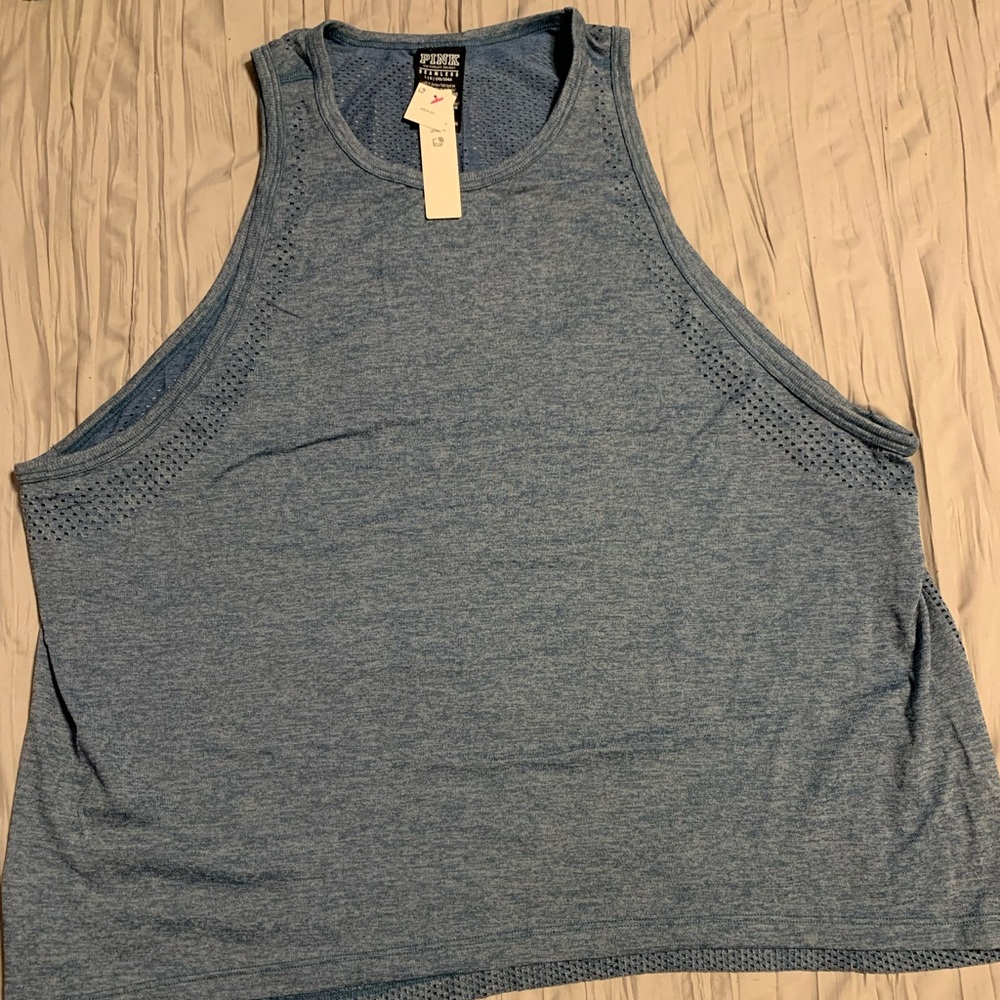 Pink brand workout tank. Size large. Brand new with tags